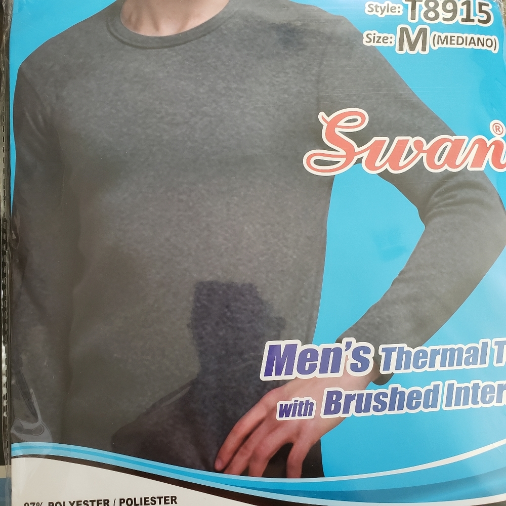 Swan Thermal lo g sleeve shirt pack of 3 size M